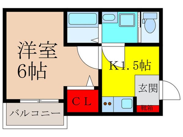 グラシアスコート荒本の物件間取画像